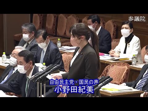 参議院 2022年04月06日 決算委員会 #03 小野田紀美（自由民主党・国民の声）