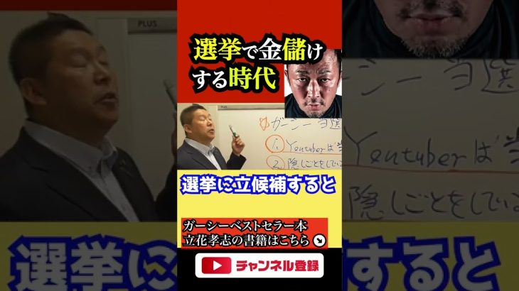 【ボロ儲け】ガーシー＆NHK党が参院選で大儲けできた理由【NHK党】立花孝志が語る　#shorts