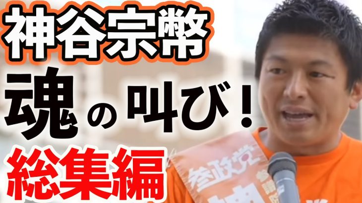 【参政党】神谷宗幣  魂の叫び総集編！日本国民が震えた！カミヤのアツい想いをもう一度！