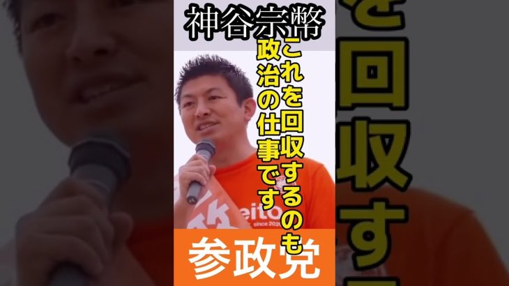 #参政党 #神谷宗幣 #shorts