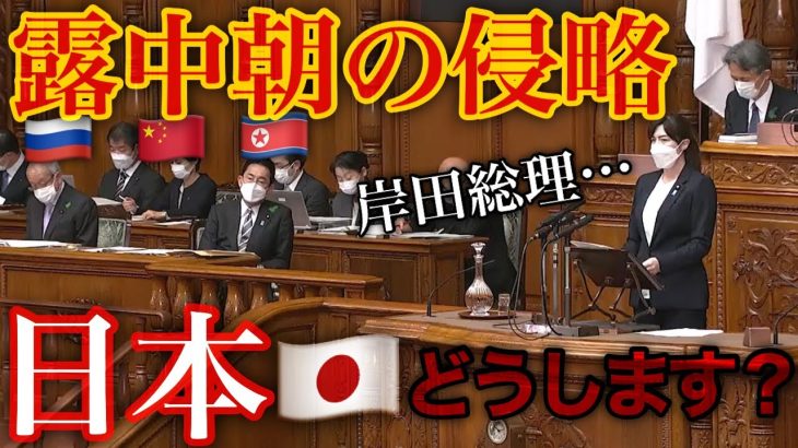 【小野田紀美】祝!防衛大臣政務官就任!小野田議員の国防に関する考えはとは？ロシアのウクライナ侵攻に対し一向に非難しない中国、ミサイル開発を続ける北朝鮮。総理近隣国からの脅威にどう対処しますか？