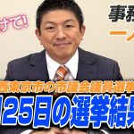 【一人語り】12月25日の選挙結果は？︰福津市と西東京市の市議会議員選挙投開票日でした！　神谷宗幣 #065