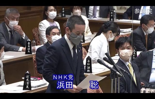 参議院 2022年12月01日 予算委員会 #12 浜田聡（NHK党）