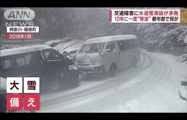 【10年に一度】強烈寒波に高まる警戒　都市部で何が起きる？(2023年1月23日)