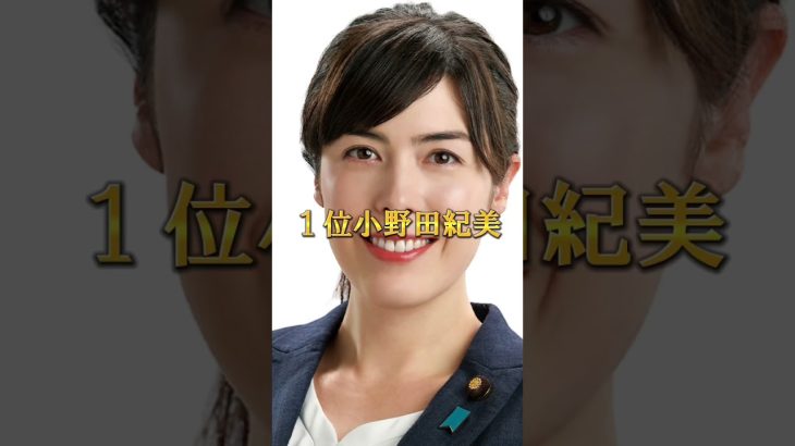 人気政治家ランキングTOP3がヤバすぎる！【小野田紀美、高市早苗、ガーシー】#shorts