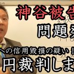 参政党 神谷被告に1億円の請求裁判します！国会議員の立場でありながら信用棄損発言をする神谷宗幣を立花孝志は提訴します！【 NHK党 立花孝志 切り抜き 】