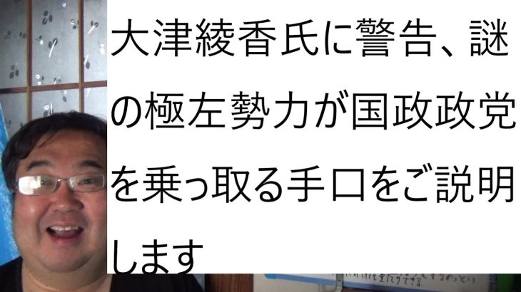 政治家女子48党 代表者変更届不受理で政党助成金8300万円を極左にパクられる可能性という浜田聡氏の動画について