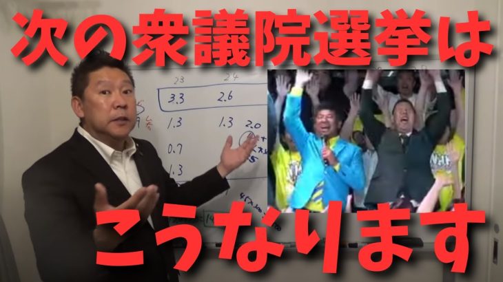 【立花孝志】【衆議院選挙】は今の所は無風な計算だが○○だとしたら..　#立花孝志切り抜き #立花孝志  #nhk   #shorts 　#NHK党　#政治家女子48党　#衆議院選挙 #ガーシー