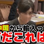 【小野田紀美】プラスチックの闇！レジ袋有料化でやらかした環境省に切り込む！割りばしを削減も中国から大量輸入で横ばいになってしまう