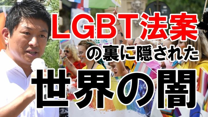 参政党がLGBT法案に反対する理由【神谷宗幣】