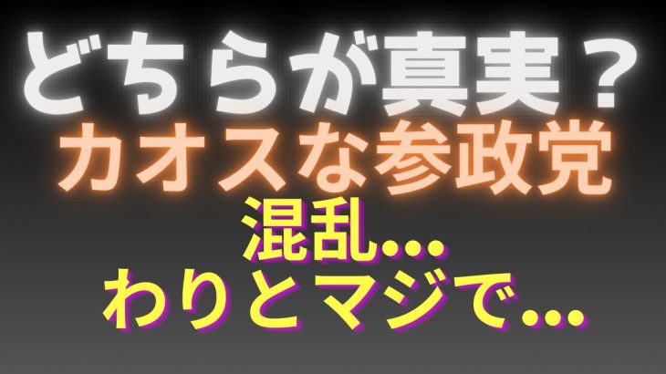 【霊感タロット】急展開💥なぜか2人の話が違う💦参政党🟠武田邦彦先生と神谷宗幣さんを占う🔮タロットカード占い