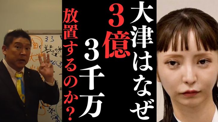 3億3000万の損害は大津一味が共同して払う羽目に？？そうなると大津さんの仲間たちで裁判し合うことになる可能性がある【後から抜けても関係ない】【立花孝志 大津綾香  ガーシー NHK党   切り抜き】