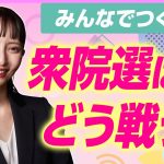 【みんなでつくる党、衆院選の戦い方】大津綾香党首が明かす党勢拡大戦略！/ガーシーに投票した人をどう思う？｜第250回 選挙ドットコムちゃんねる #2