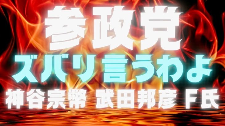 【霊感タロット】🌶️激辛注意🌶️参政党🔮最終結果ズバリでた‼️神谷宗幣氏、武田邦彦氏、謎のF氏を占う🔮タロットカード占い🔮