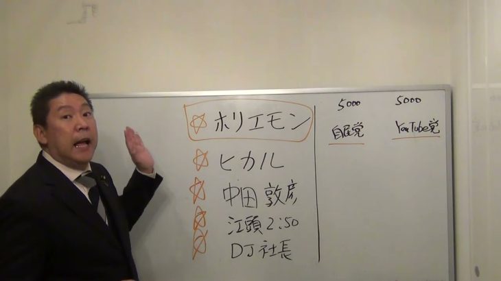 ホリエモンが日本の総理大臣になる。立花孝志が考える新しい日本の未来。