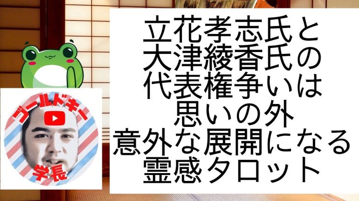 【霊感タロット】代表権争い🔥衝撃の結末‼️立花孝志さん🆚大津綾香さん🔥今後の展開を占う🔮タロットカード占い🔮みんなでつくる党