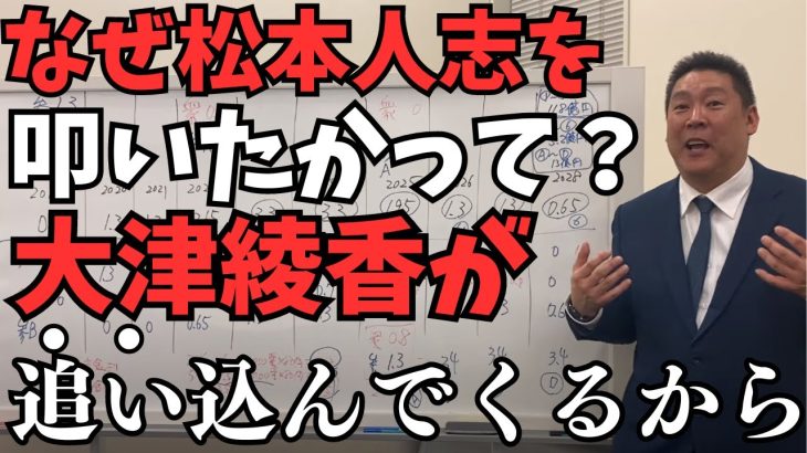 【立花孝志と大津綾香】大津綾香がこれからたどる道は過去にも同じことがあった？3.3億円を切り捨てた理由とこれからの選挙戦略。【我々は前を向いてます】【立花孝志 松本人志   NHK党   切り抜き】