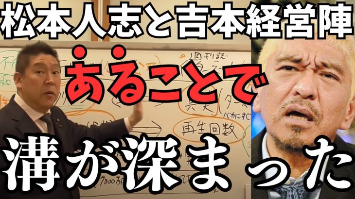 【立花孝志】松本人志と吉本興業の溝。大崎前会長がいなくなってから松本人志と吉本興業の経営陣の溝がだんだん深り今回の件でさらに深くなった【立花孝志 松本人志   NHK党   切り抜き】