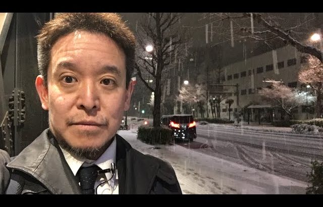 東京は雪‼︎