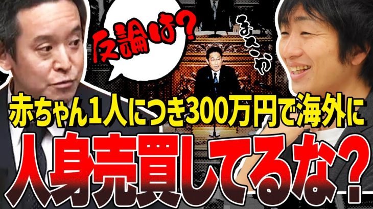 【浜田聡VSフローレンス】赤ちゃんを海外に100人以上売り飛ばし、2億円の寄付を受けていたベビーライフ篠塚とその親玉を浜田議員が追い詰める！【国会中継・切り抜き・NHK・人身売買・駒崎弘樹】