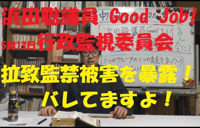 N党浜田聡議員GoodJob！　統一教会問題　拉致監禁被害を暴露　宮村峻　脱会屋とその一味たち