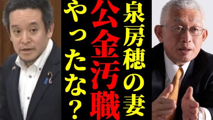 【浜田聡】泉房穂の妻がまさかの公金不正関与！？浜田聡が追及する【NHK党】2024年6月18日参議院総務委員会  #国会 #国会中継 #参議院