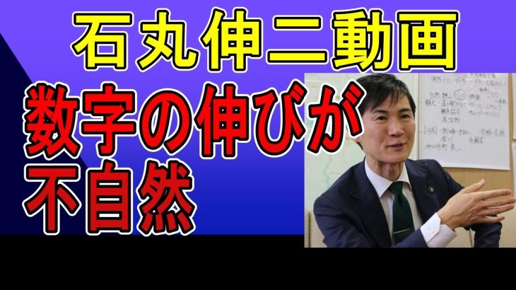 石丸伸二氏のユーチューブ動画の数字がいろいろおかしい件