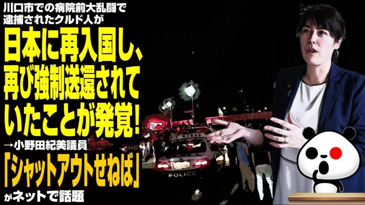 【入管法改正案】川口市クルド人問題に小野田紀美議員「日本行きの飛行機に乗る前にシャットアウトせねば」が話題