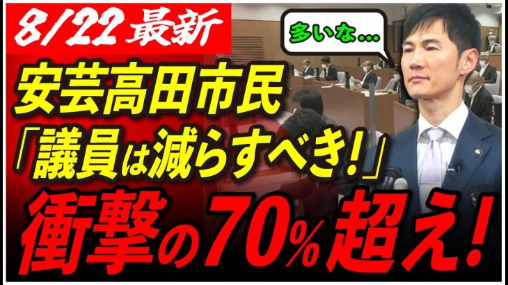 【安芸高田市民アンケート】石丸伸二が正しかった… 改めて市民の声を集めた結果、真実の声が続々と明らかに【安芸高田市/石丸市長/市議会】