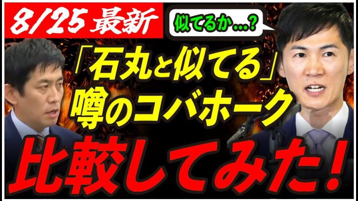 【自民党の石丸伸二！？】似てると噂のコバホークと石丸伸二！本当に似てるのか比較らまさかの… 【東京都知事選/安芸高田市/石丸市長】