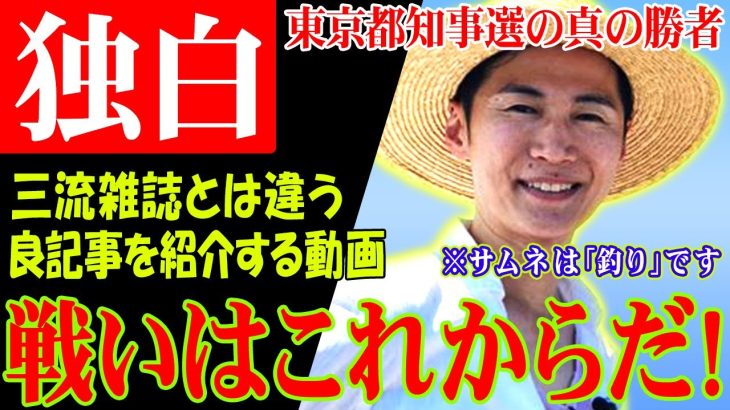 【趣向を変えた動画】気づいたら同じような切り抜きばかりで、ネタに悩んだ職人の末路【石丸伸二】たまには読み応えのある記事もあります【都知事選】  #石丸市長 #石丸伸二 #リハック