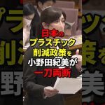 日本のプラスチック削減政策を小野田紀美が一刀両断 #小野田紀美 #海外の反応 #wcjp