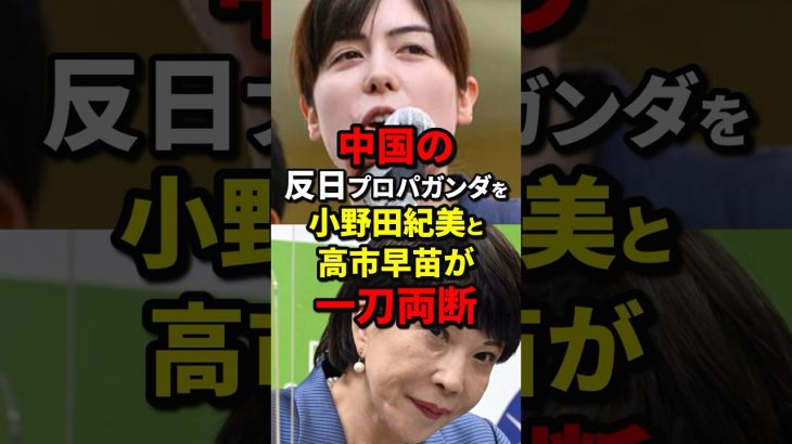 中国の反日プロパガンダを小野田紀美と高市早苗が一刀両断 #小野田紀美 #高市早苗 #海外の反応 #wcjp