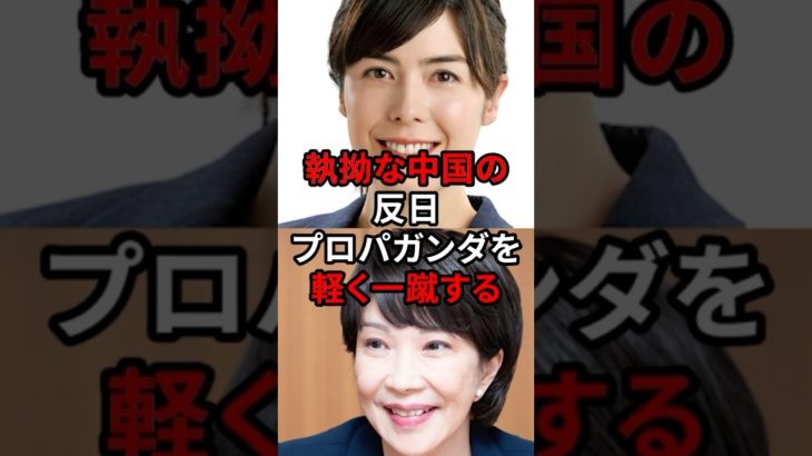 中国の反日意見について小野田紀美と高市早苗が激怒 #shorts #高市早苗  #小野田紀美 #中国 #海外の反応