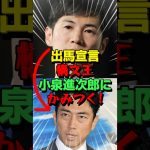 石丸伸二が自民党総裁選有力候補小泉進次郎にモノ申す！#小泉進次郎 #石丸伸二 #自民党総裁選