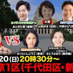 【衆院選2024in千代田区・新宿区】石丸伸二と密談の維新vsロシア語大好き共産党vsリケジョ参政党vs財務省壊したい公認会計士vs犬大好きみんつく党【ReHacQvs東京１区】