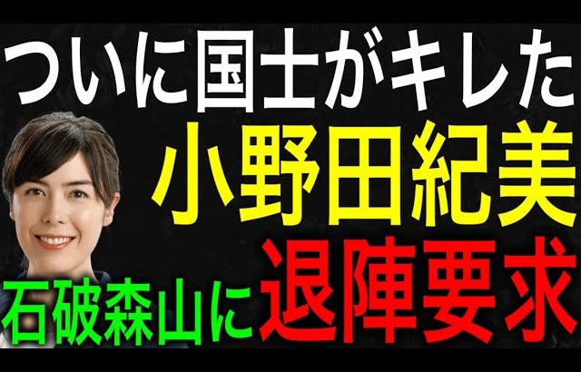 【臨時】小野田紀美が石破総理と森山幹事長に退陣要求！青山繁晴と高市早苗が認める最後の国士がついに動き出す！【JAPAN 凄い日本と世界のニュース】