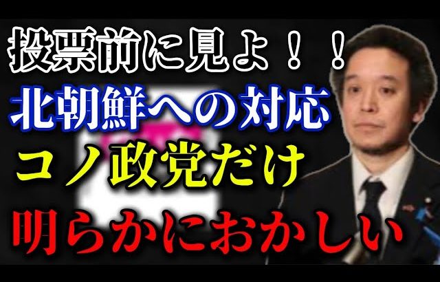 北朝鮮関連法案採決において、れいわ新選組議員がとった不可解な行動【浜田聡　切り抜き】