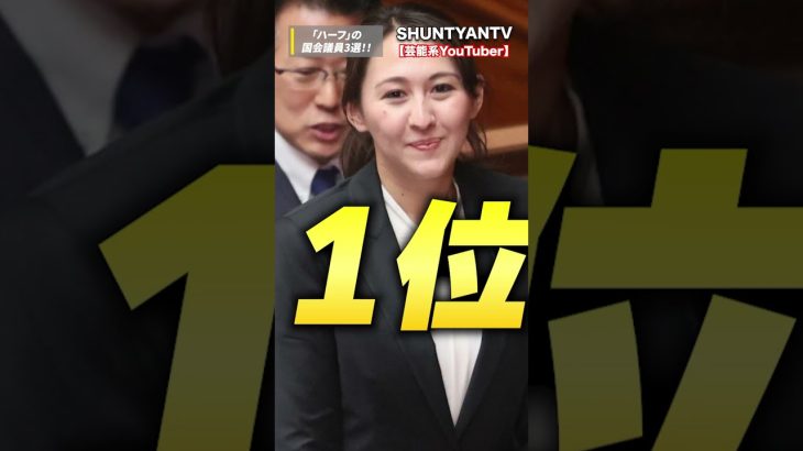 ハーフの国会議員3選！【小野田紀美、蓮舫、えりアルフィヤ】