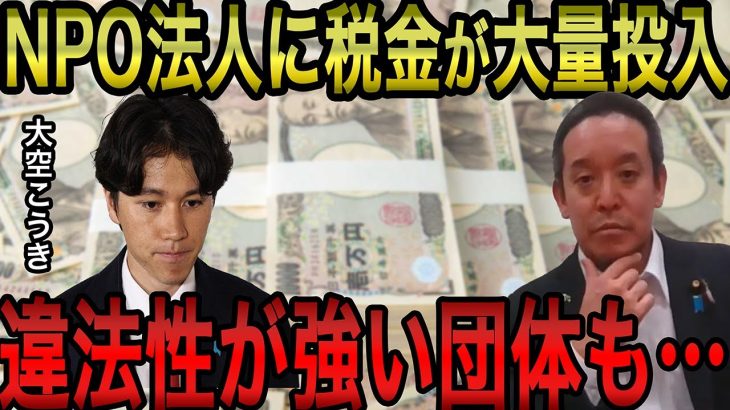 【浜田聡】「費用対効果」が見えないNPO法人…/税金の使い道の適切性/NPO法人は政治活動してはいけません/【浜田聡切り抜き】