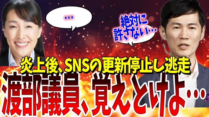 石丸さんを炎上させた張本人、渡部議員はだんまり？「国民民主に投票しない」といった人の正体とは…【石丸市長・国民民主・玉木代表】