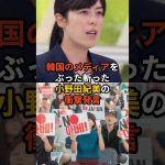 韓国のメディアをぶった斬った小野田紀美の衝撃発言 #政治 #雑学