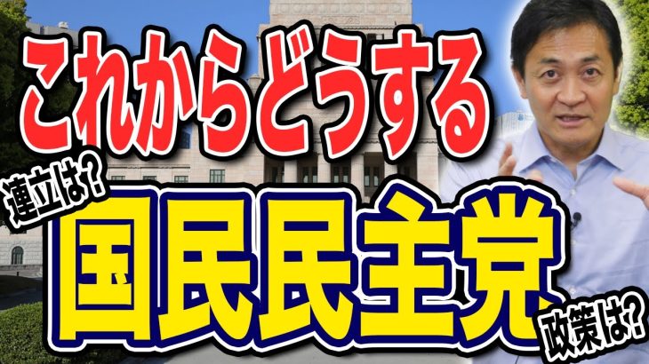 これからどうする？国民民主党 連立は？政権は？首班指名は？玉木雄一郎が独白