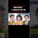 【切り抜き】橋下「自民党だけやり放題」　#橋下徹　#片山さつき　#玉木雄一郎 #国民民主党 #103万の壁 #fnnプライムオンライン