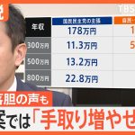 年収「103万円の壁」見直し、国民「178万円」与党「123万円」で収入はどのくらい増える？【Nスタ解説】｜TBS NEWS DIG