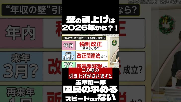 【玉木雄一郎】壁の引き上げ26年度からは話にならない！#社会問題　#増税　#防衛費増税　#国民負担増　＃自民党　#自由民主党