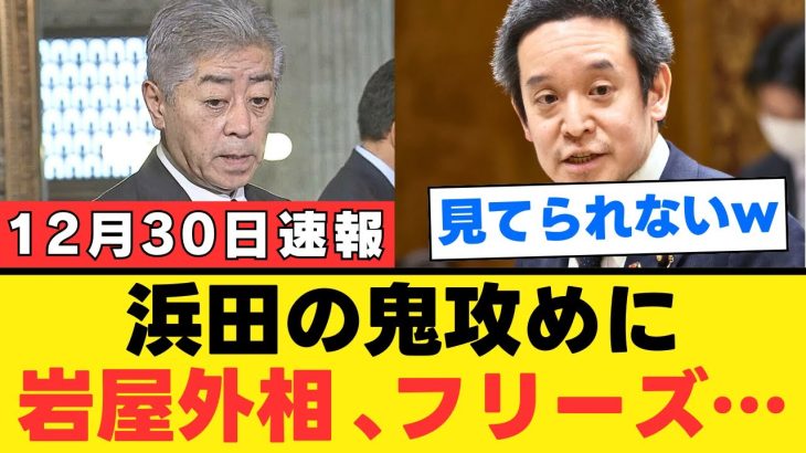 【浜田聡議員の鋭い追及で外務大臣が沈黙】岩屋外務大臣の疑惑が浮き彫りに！日本の政治の信頼性はどうなるのか【解説・見解】