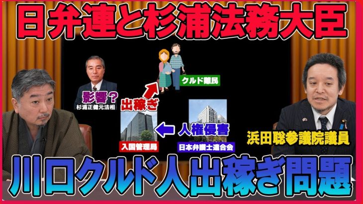 川口クルド人出稼ぎ問題の発端は？NHK党浜田聡参議院議員　国際情勢アナリスト内藤陽介【チャンネルくらら】