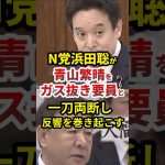 N党浜田聡が青山繁晴をガス抜き要員と一刀両断し反響を巻き起こす　#shorts #政治 #浜田聡