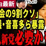 【石丸伸二最新】「再生の道が都政変える!!」各方面から期待が続々!!橋下徹が不安を口にするも、音喜多ら元都議の維新議員が都議を断罪！政策ない新党に不安も面白いと期待【勝手に論評】